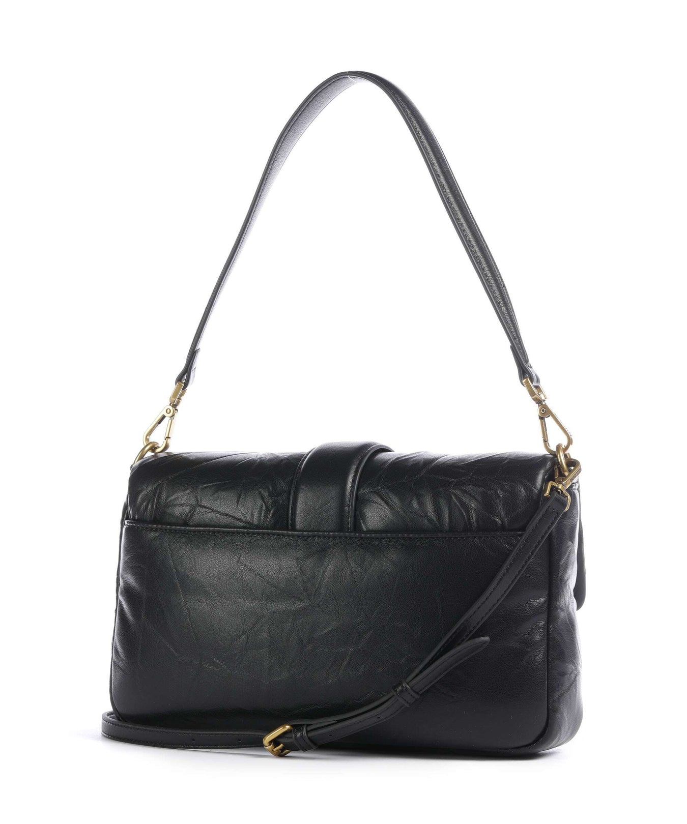 Just Cavalli Iconic Snakes Puffy Shoulder bag black
