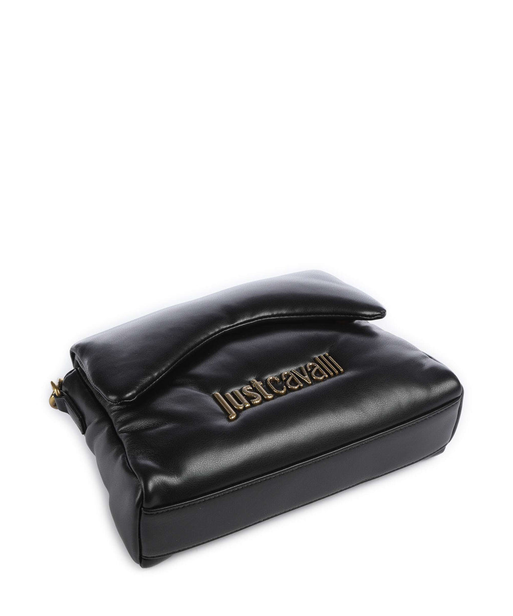 Just Cavalli Puffy Foulard Shoulder bag black