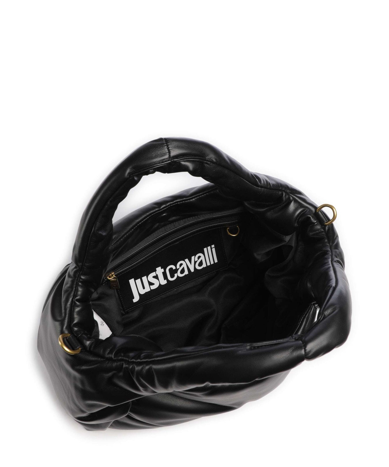 Just Cavalli Puffy Foulard Handbag black