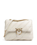 Pinko Love Puff Big Schoudertas bianco seta/antique gold
