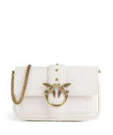 Pinko Love One Pocket Portemonnee bianco seta/antique gold