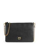 Pinko Flat Classic Crossbody tas nero/antique gold