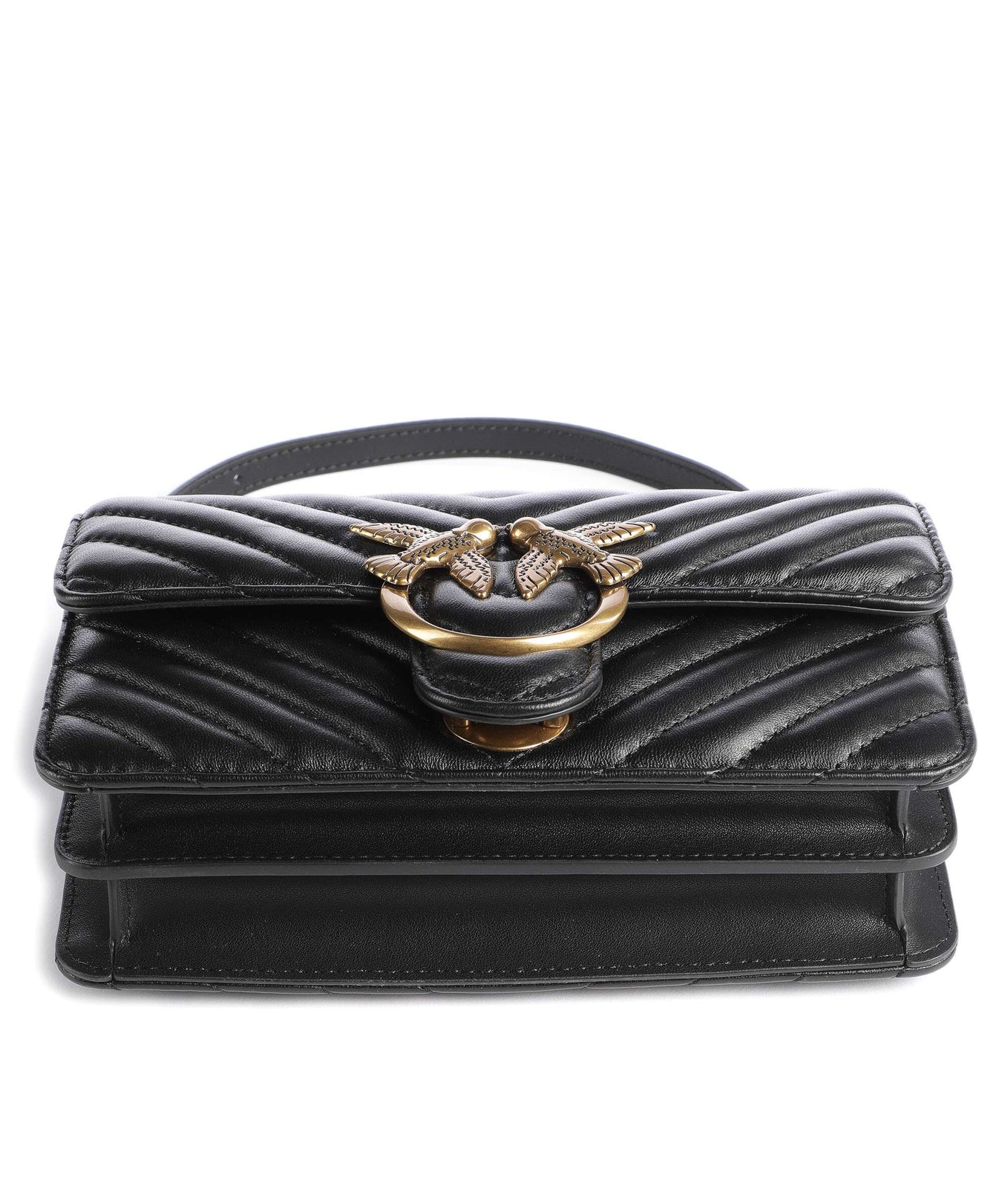 Pinko Love One Mini Shoulder bag nero/antique gold