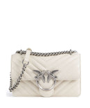 Pinko Love One Mini Schoudertas bianco seta/old silver