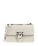 Pinko Love One Classic Schoudertas bianco seta/old silver