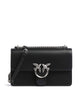 Pinko Love One Classic Schoudertas nero/old silver