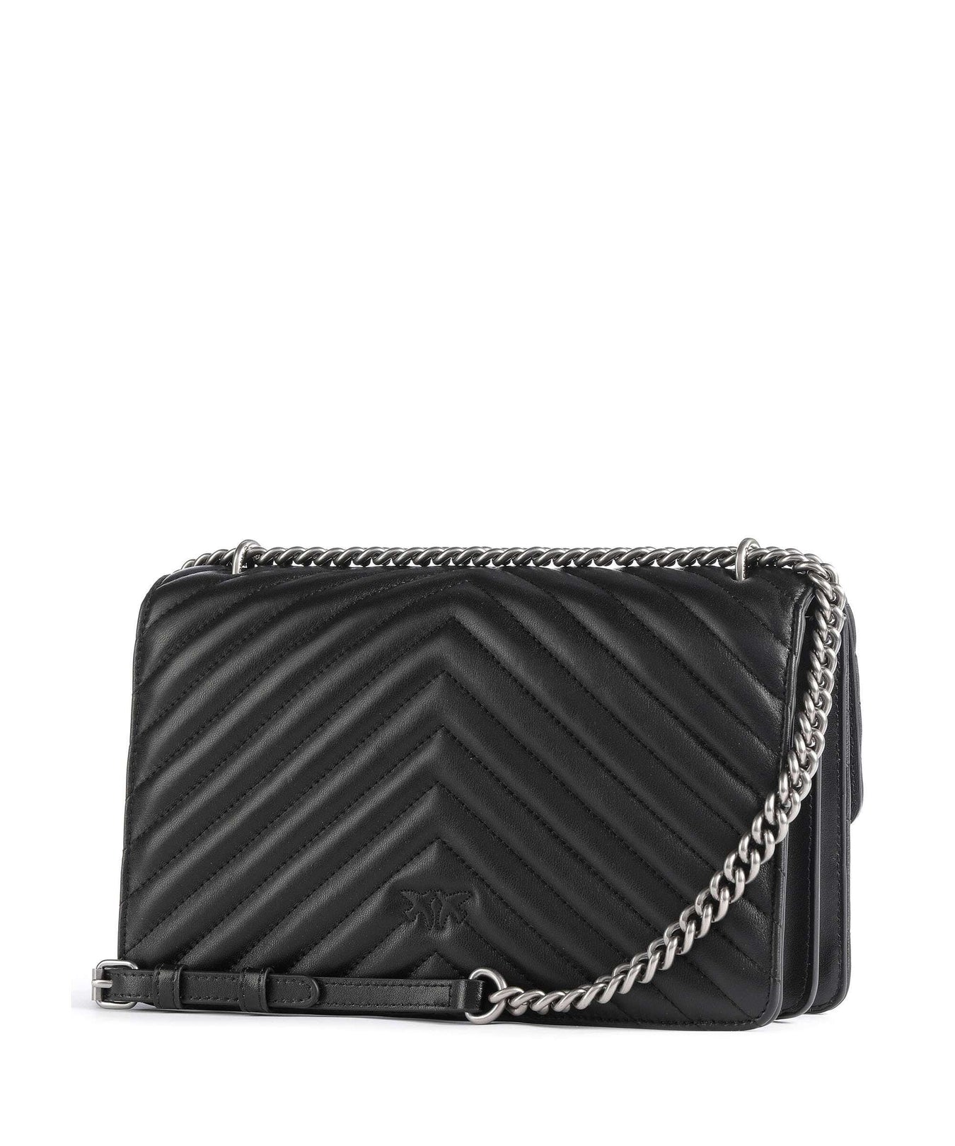 Pinko Love One Classic Shoulder bag nero/old silver