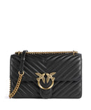 Pinko Love One Classic Schoudertas nero/antique gold