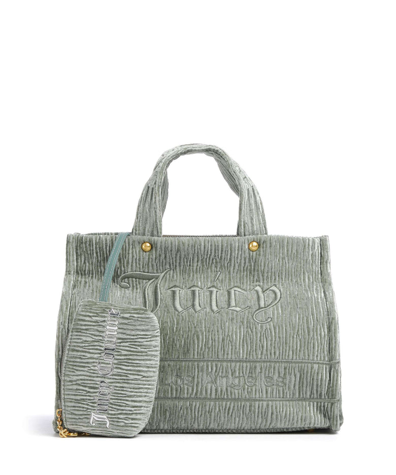 Juicy Couture Iris Crinkled Velvet M Handbag chinois green