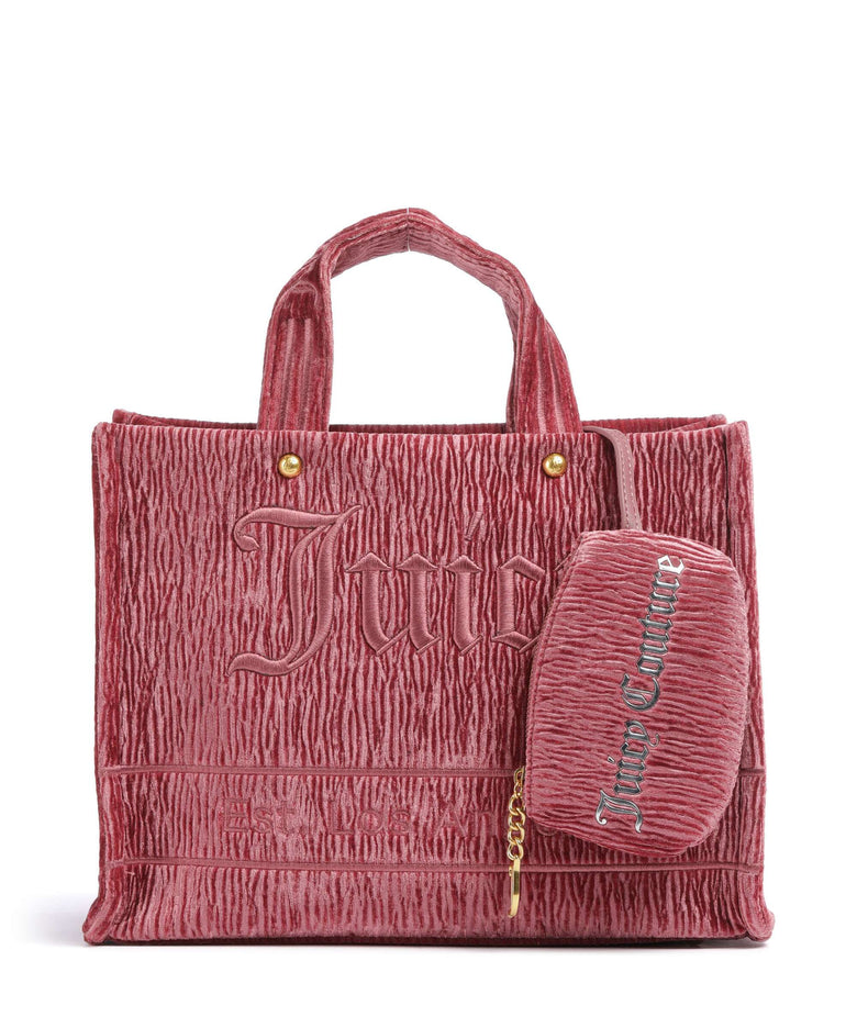 Juicy Couture Iris Crinkled Velvet M Handbag wethered rose