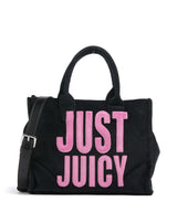 Juicy Couture Iris Patch Velvet M Handtas black