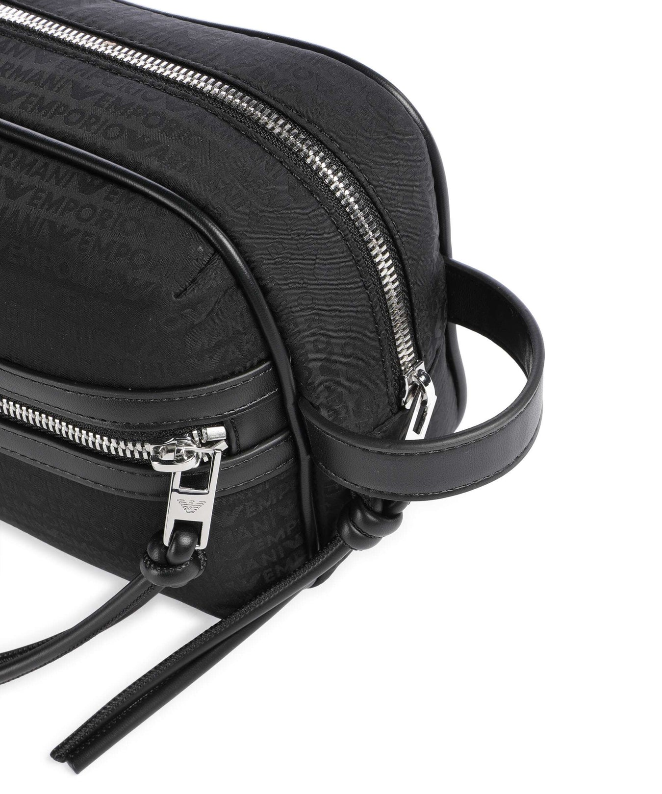 Emporio Armani Monogram Toiletry bag black beauty