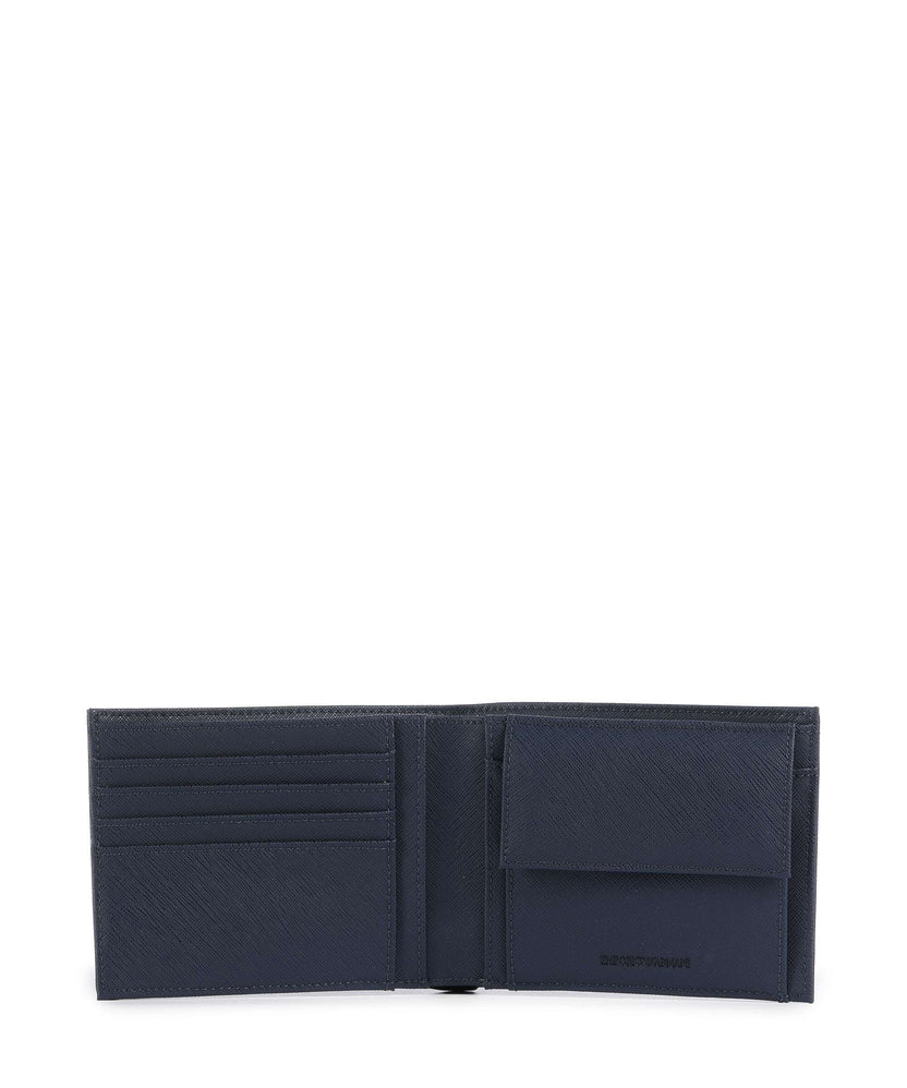 Emporio Armani Saffiano Animation Wallet medieval blue