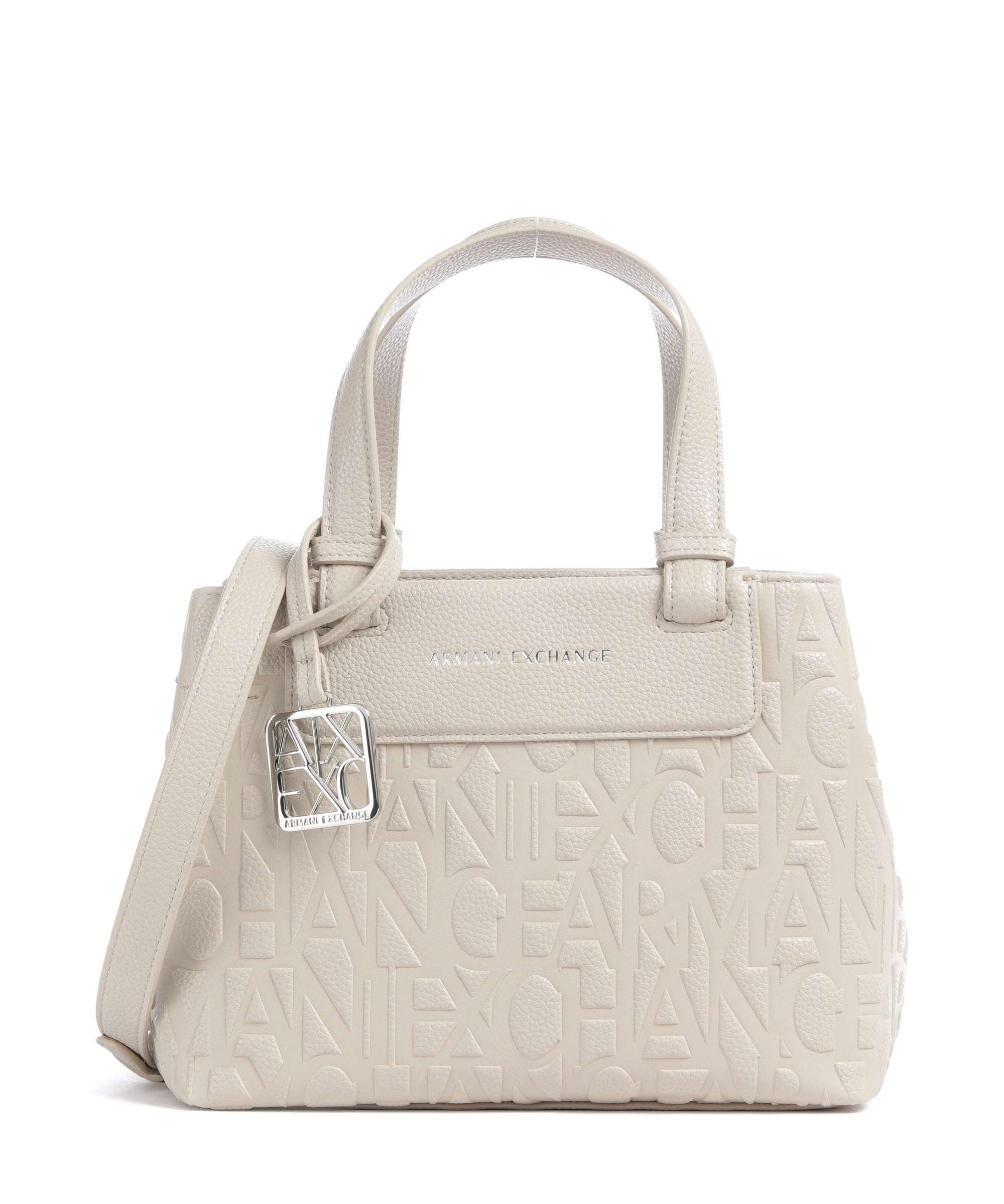 Armani Exchange Liz Monogram S Handbag script