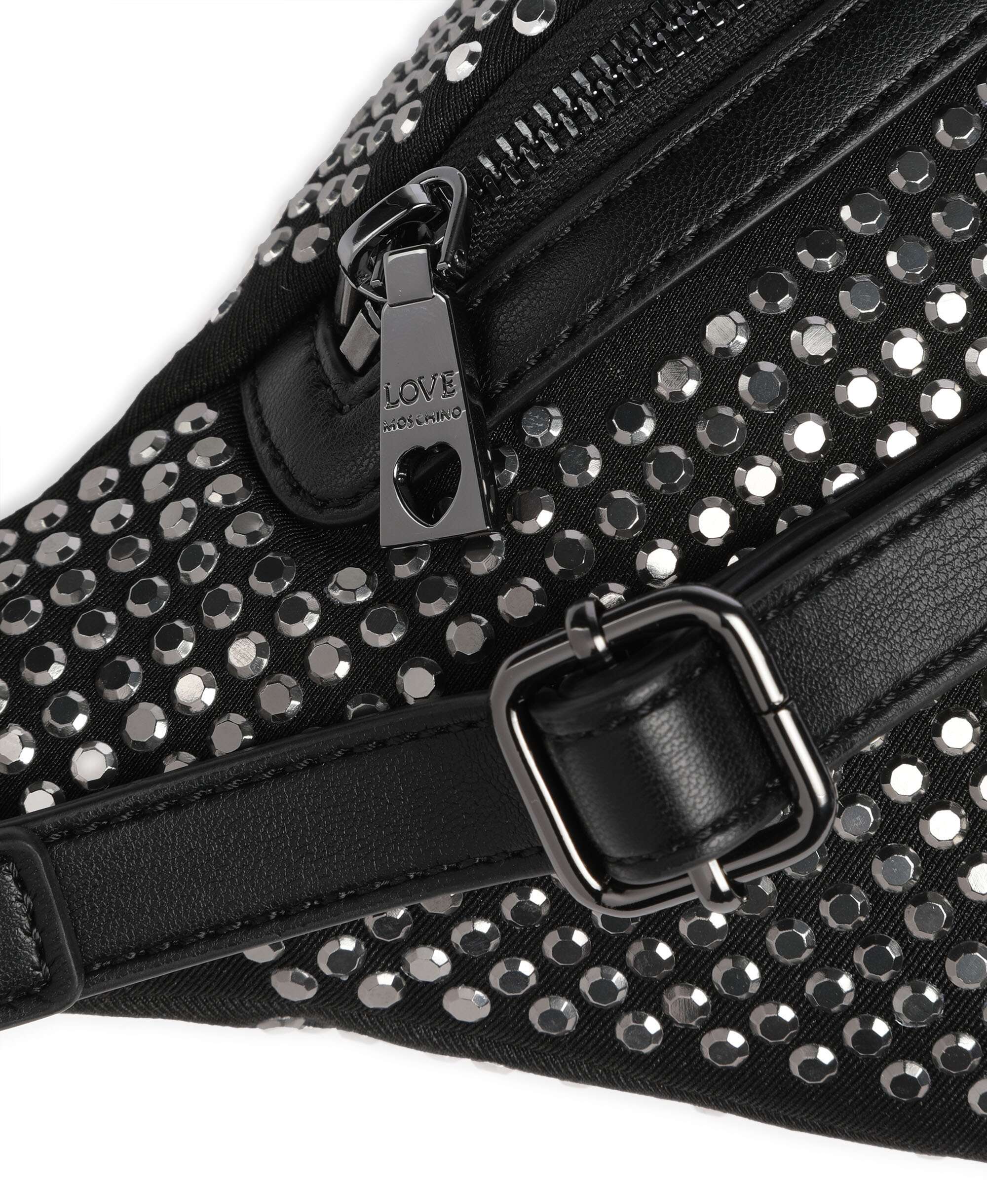 Love Moschino Sparkling Belt bag nero