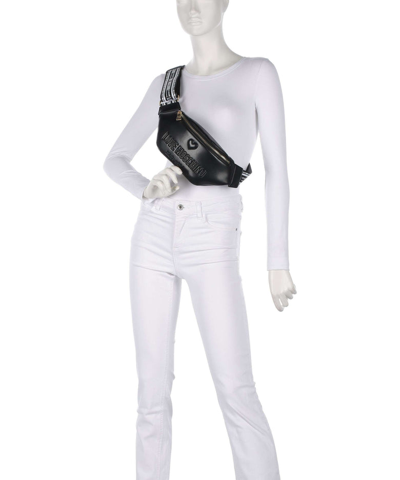 Love Moschino Ember Fanny pack nero