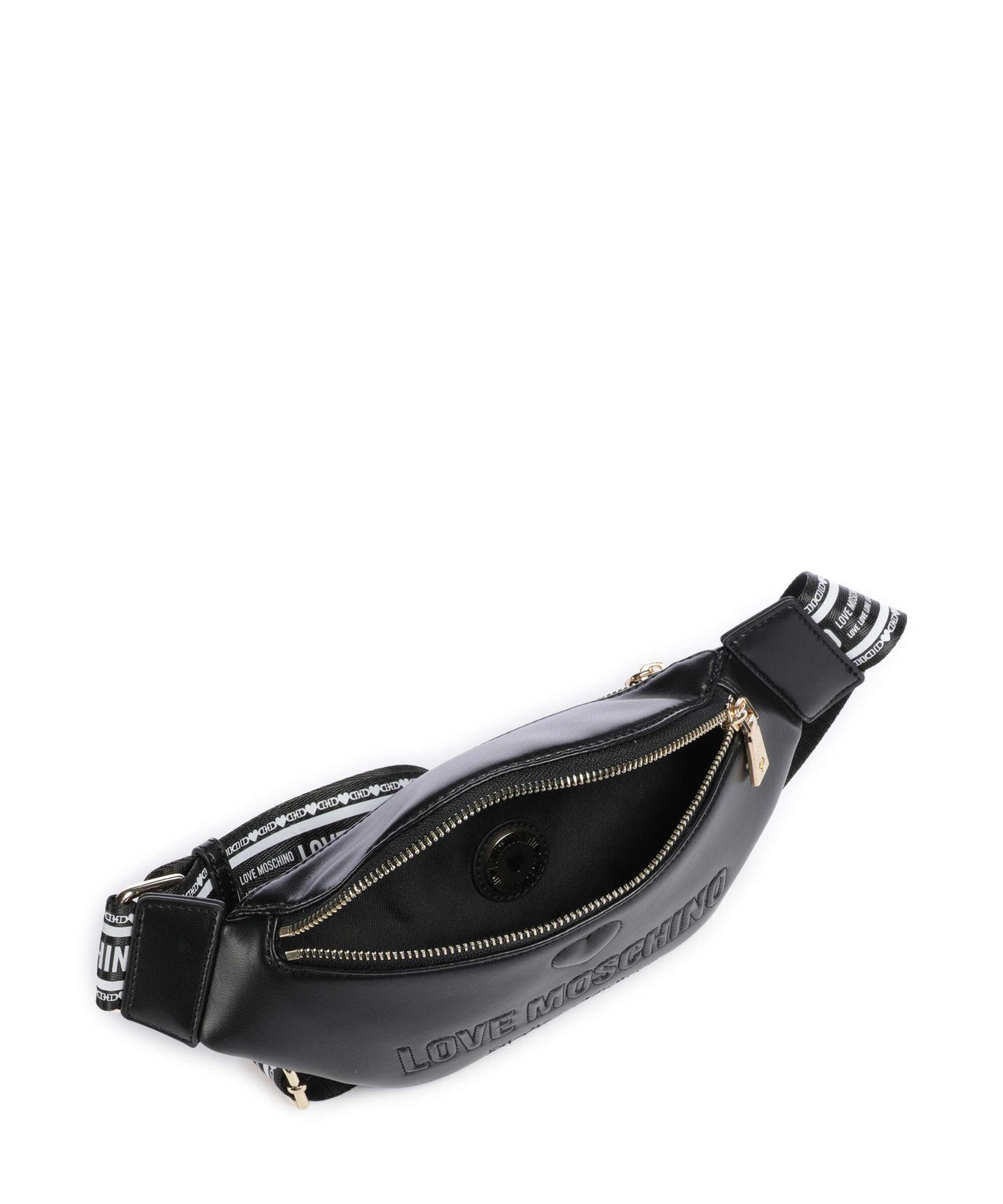 Love Moschino Ember Fanny pack nero