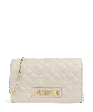 Love Moschino Smart Daily Crossbody tas avorio