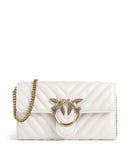 Pinko Love One Portemonnee bianco seta/antique gold