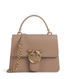 Pinko Love One Mini Crossbody tas biscotto zenzero/antique gold