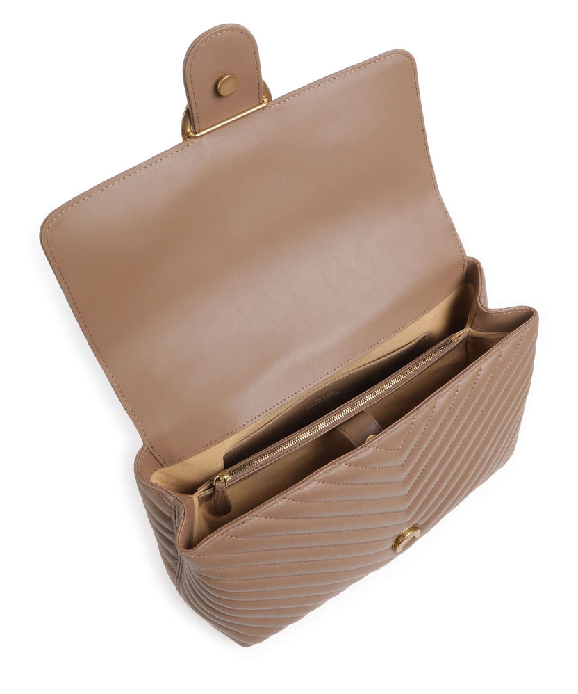 Pinko Love Lady Puff Big Handbag biscotto zenzero