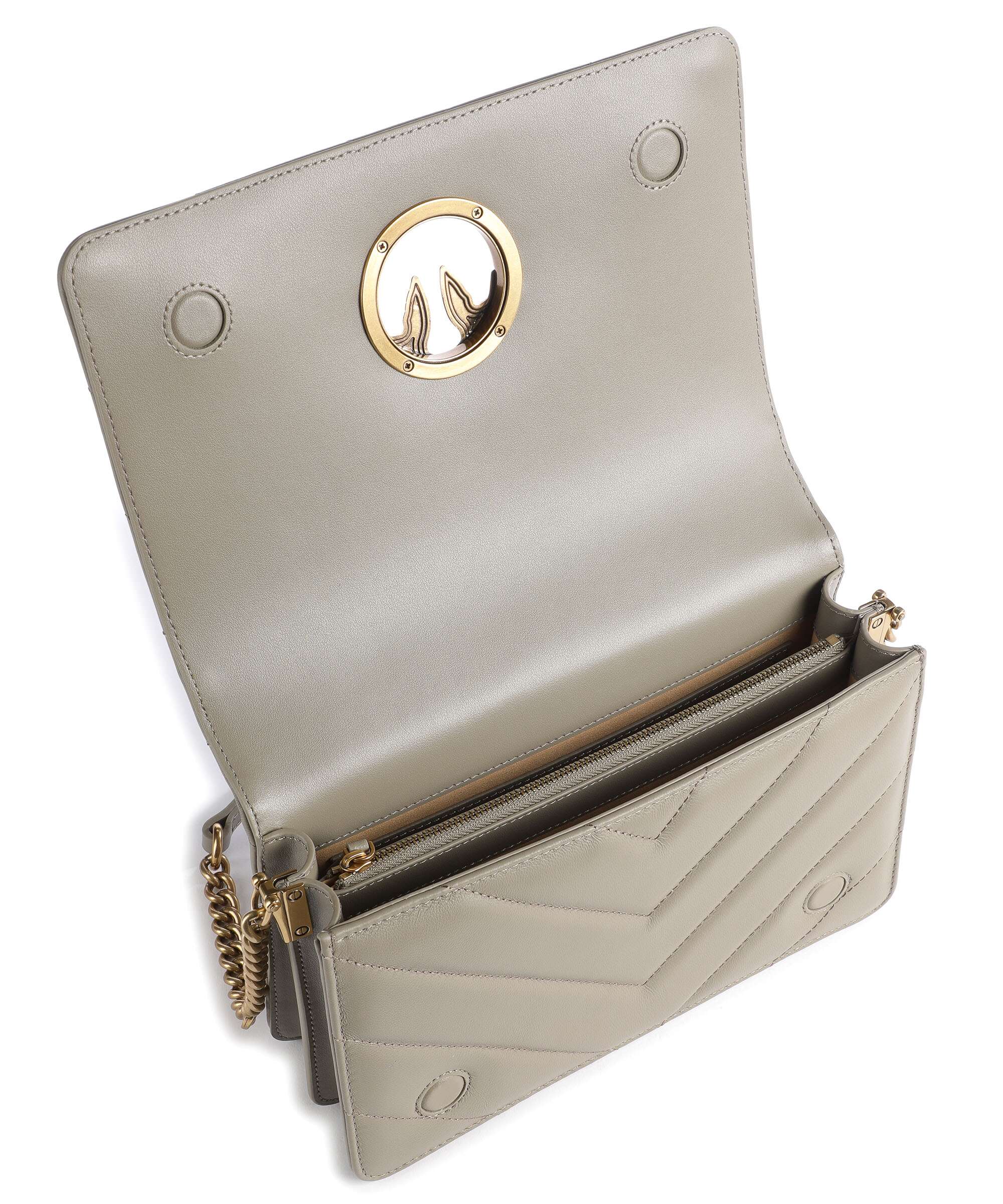 Pinko Love Click Classic Crossbody bag noce/antique gold