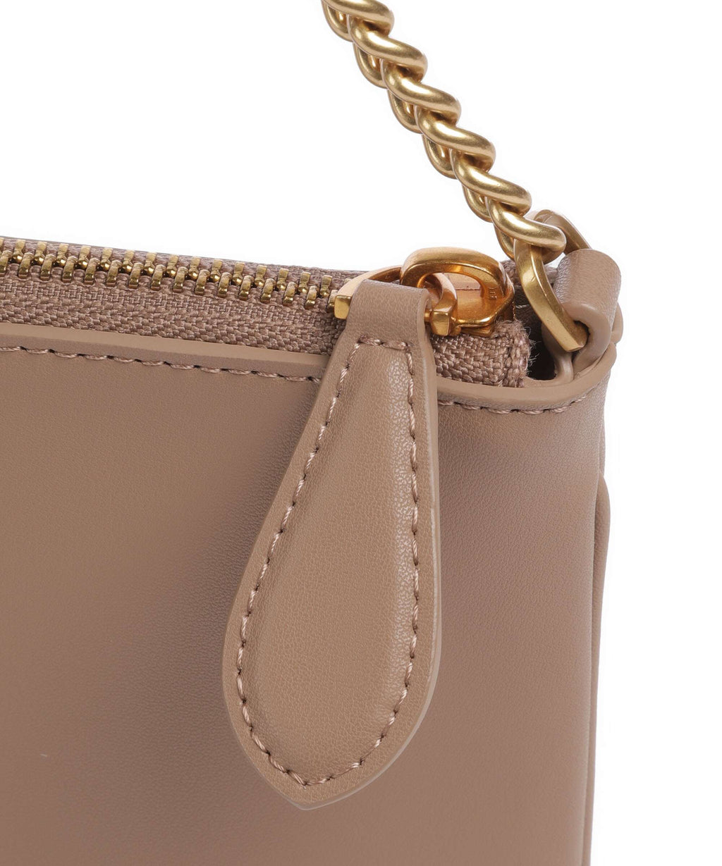 Pinko Flat Horizontal Shoulder bag biscotto zenzero