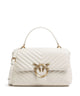 Pinko Love Lady Puff Classic Handbag bianco seta/antique gold
