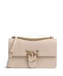 Pinko Love One Classic Schoudertas beige/grigio fumo/antique gold