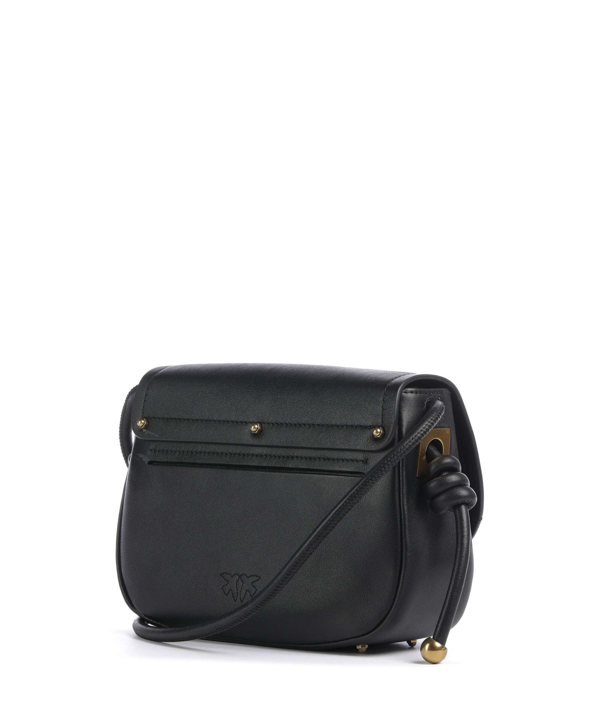 Pinko Saddle Mini Crossbody bag nero/antique gold