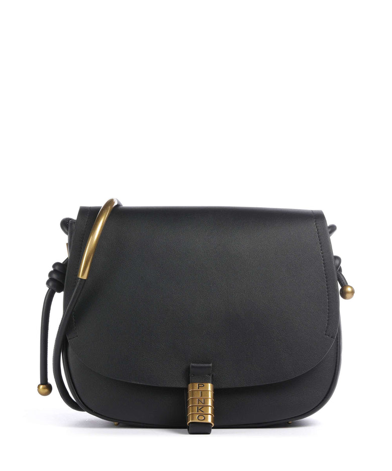Pinko Saddle Classic Crossbody bag nero/antique gold