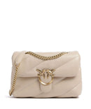 Pinko Love Puff Classic Schoudertas beige/grigio fumo/antique gold