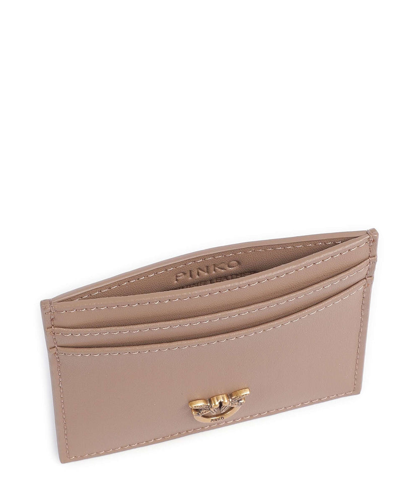 Pinko Credit card holder biscotto zenzero/antique gold