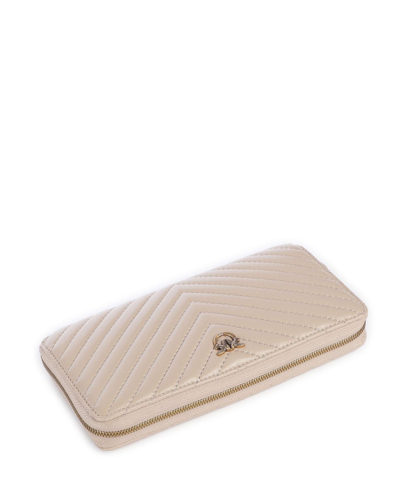 Pinko Ryder Wallet beige/grigio fumo/antique gold