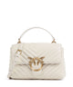 Pinko Love Lady Puff Mini Handtas bianco seta/antique gold