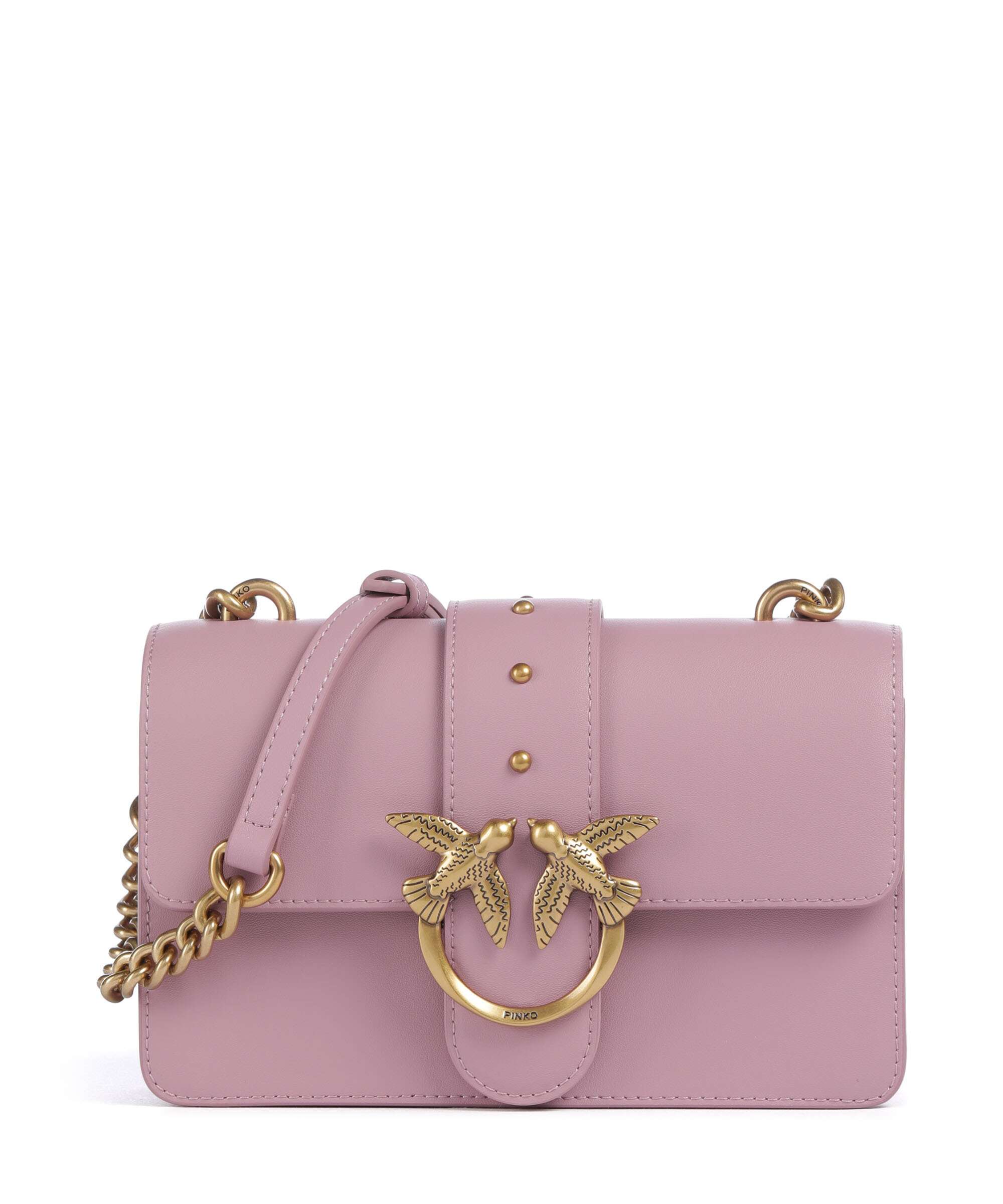 Pinko Love One Mini Crossbody bag viola/antique gold