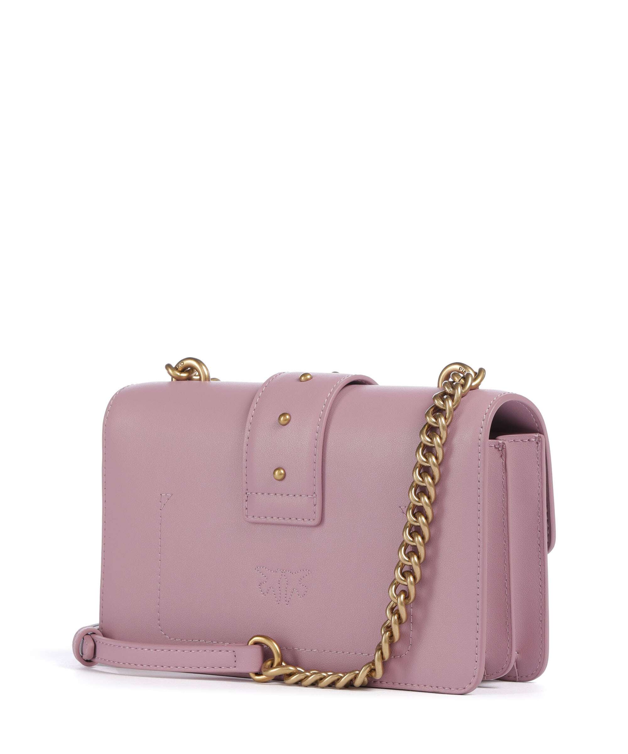 Pinko Love One Mini Crossbody bag viola/antique gold