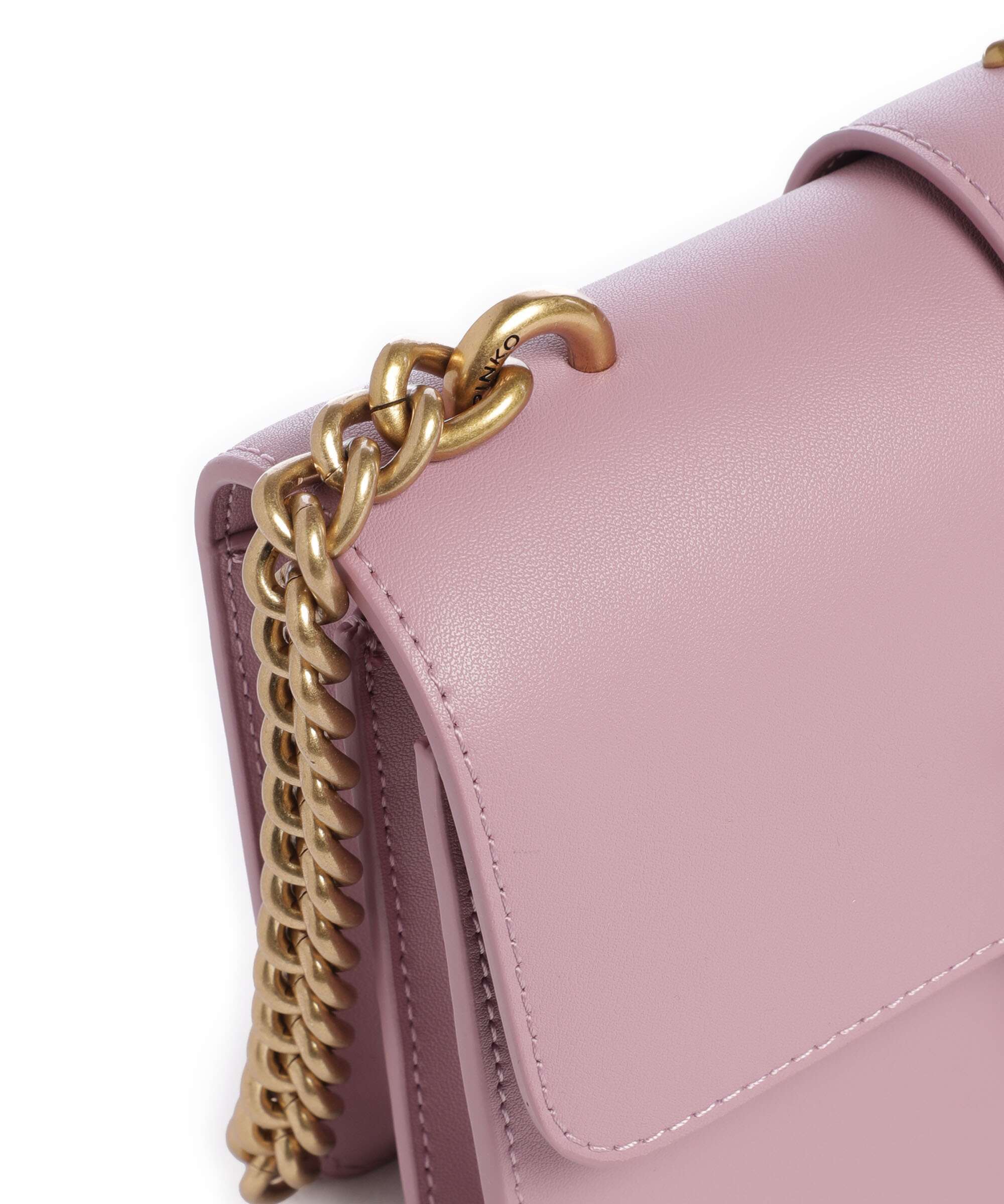 Pinko Love One Mini Crossbody bag viola/antique gold