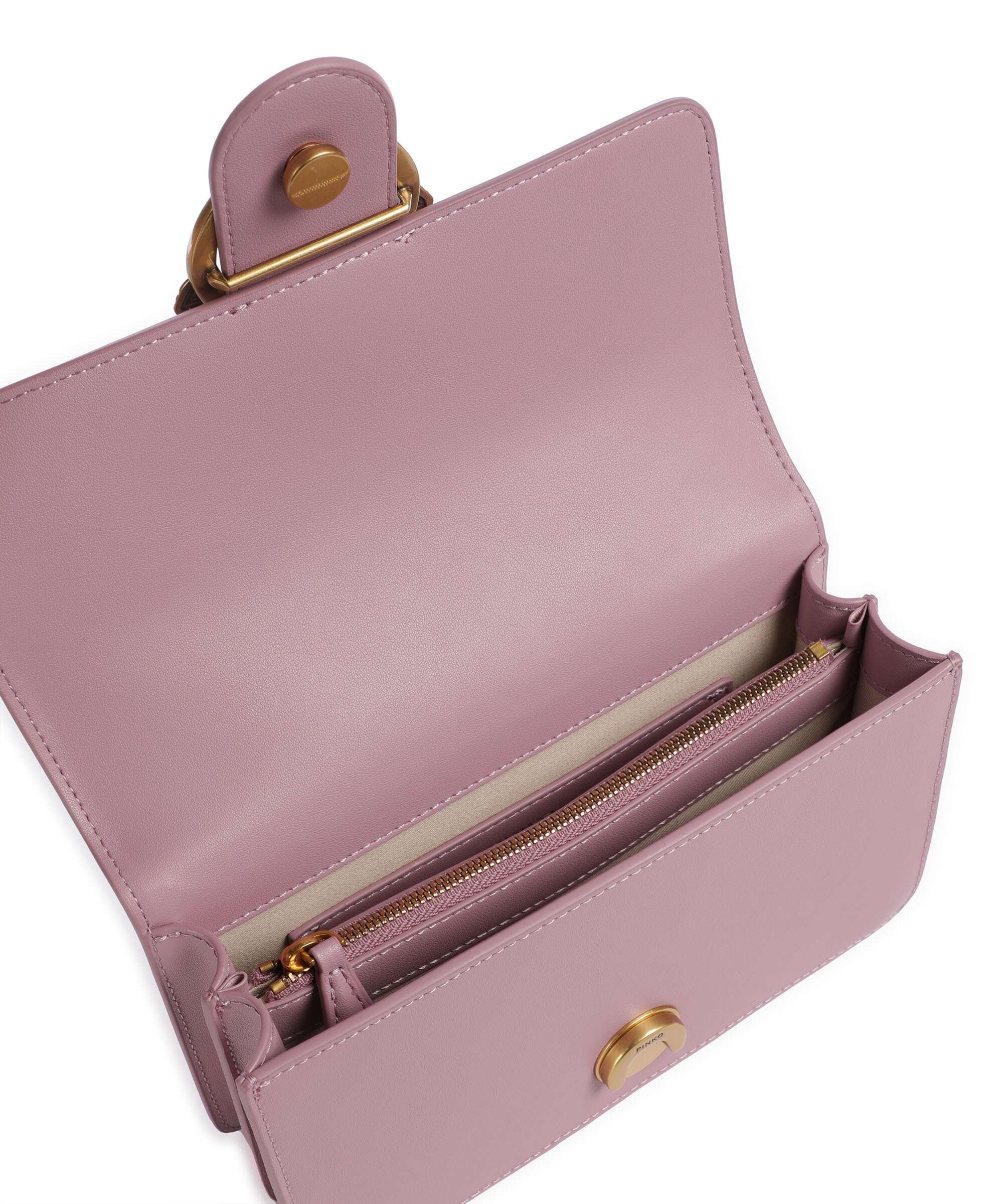 Pinko Love One Mini Crossbody bag viola/antique gold