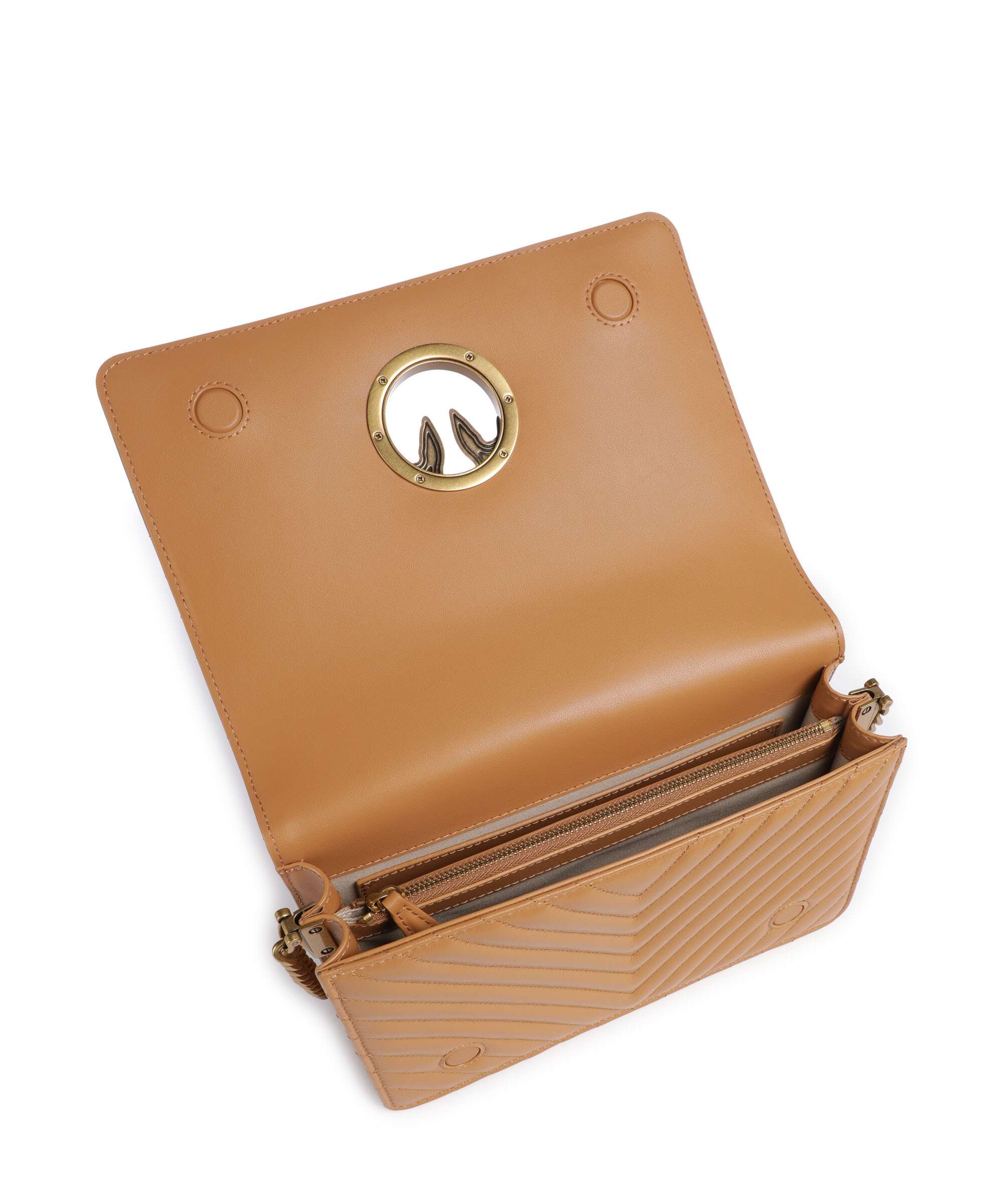 Pinko Love Click Classic Crossbody bag torrone/antique gold