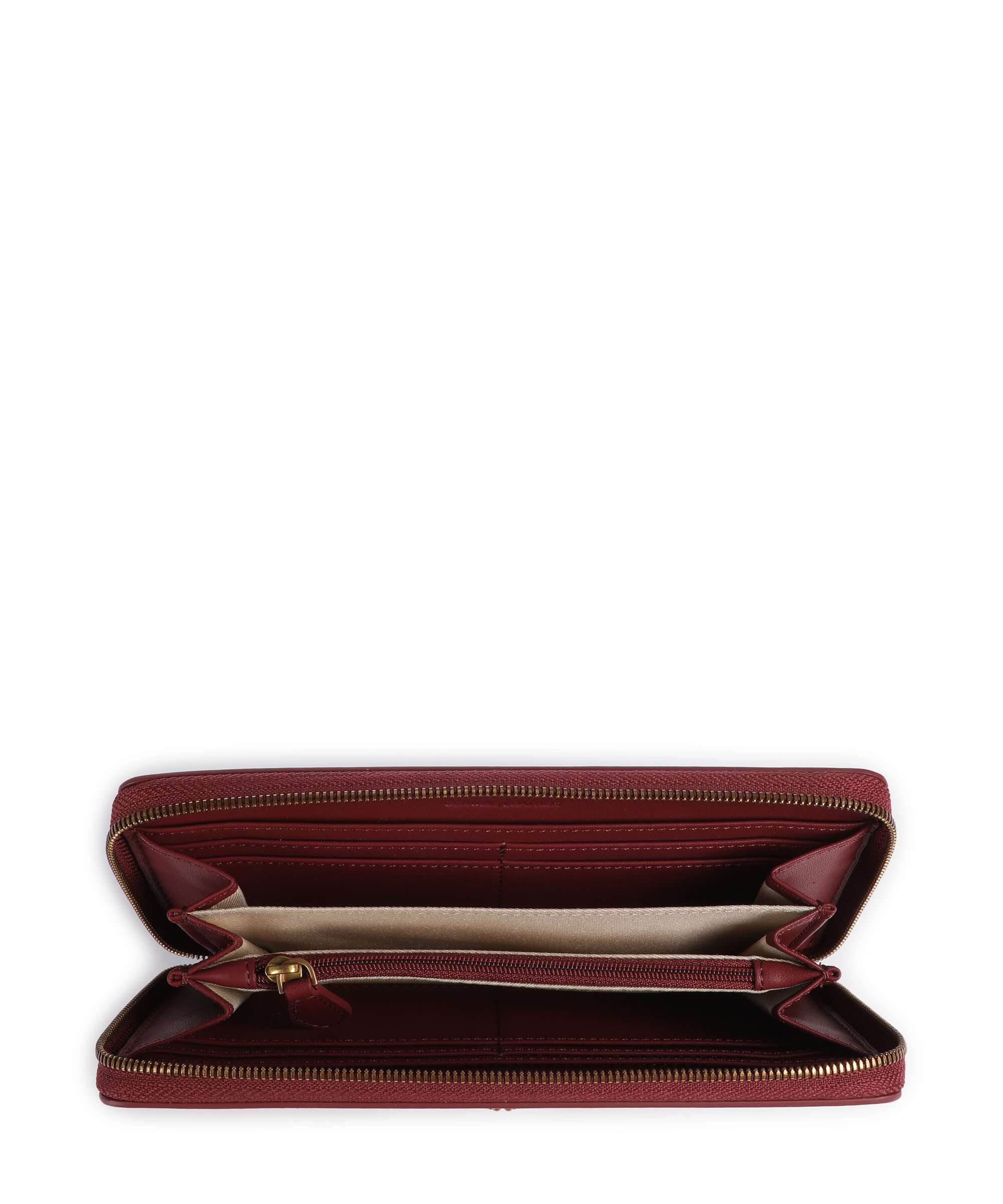Pinko Ryder Wallet bordeaux merlot/antique gold