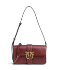 Pinko Love One Classic Slouchy Shoulder bag bordeaux merlot/antique gold
