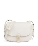 Pinko Saddle Mini Crossbody tas bianco seta/gold/nike