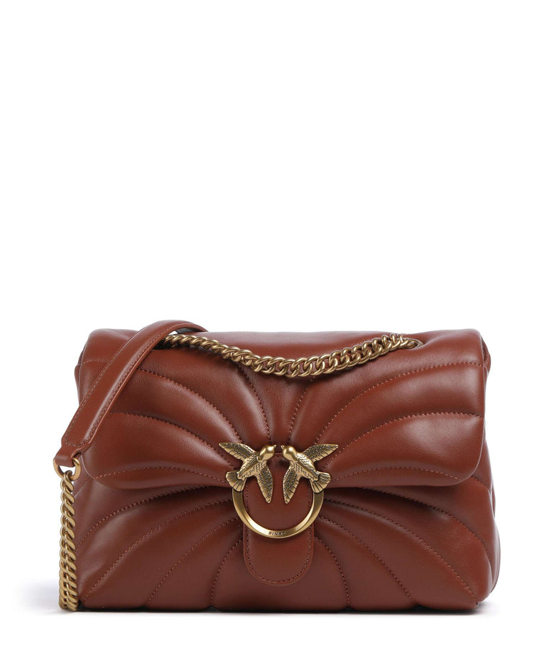 Pinko Love Puff Classic Shoulder bag arabo/antique gold