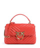 Pinko Love Lady Puff Mini Handtas rosso mandarino/antique gold
