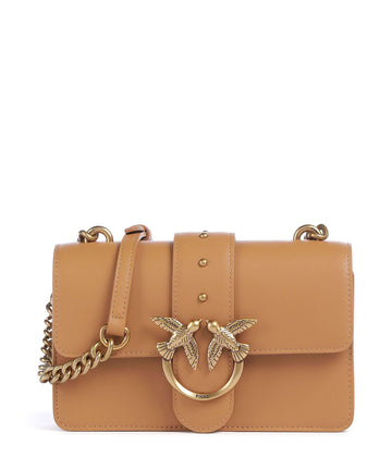 Pinko Love One Mini Crossbody tas torrone/antique gold