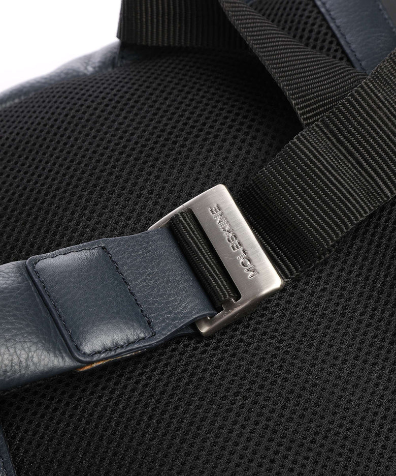 Moleskine Classic Leather Backpack sapphire blue