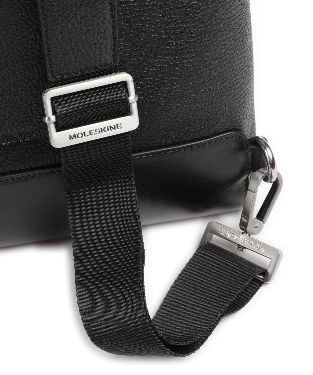 Moleskine Classic Leather Collection Backpack schwarz