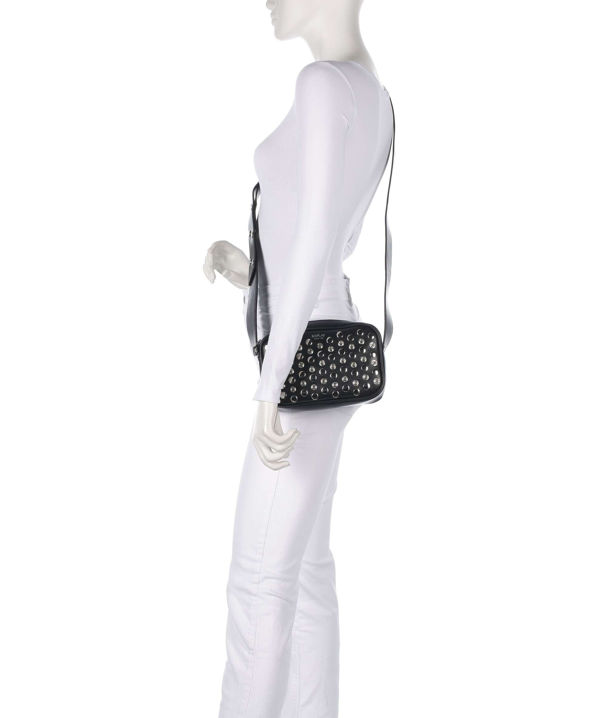 Replay Crossbody bag black