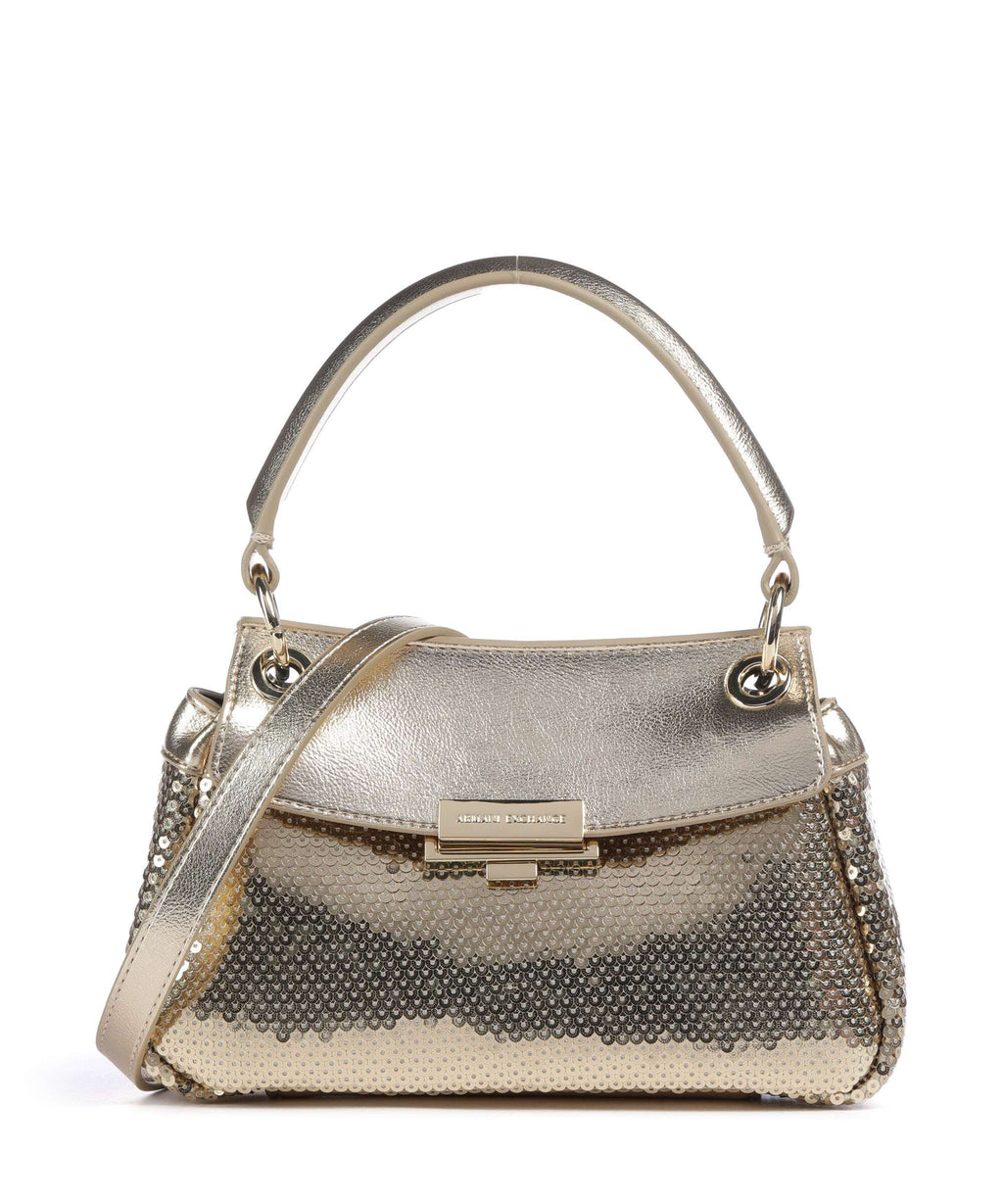 Armani Exchange Wave Crossbody bag gold